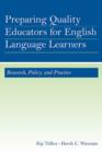 Image for Preparing quality educators for English language learners: research, policies and practices