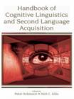 Image for Handbook of cognitive linguistics and second language acquisition