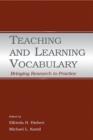 Image for Teaching and Learning Vocabulary: Bringing Research to Practice