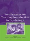 Image for Best practices for teaching introduction to psychology