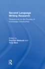 Image for Second Language Writing Research: Perspectives on the Process of Knowledge Construction