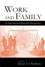 Image for Work and family: an international research perspective