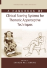 Image for A handbook of clinical scoring systems for thematic apperceptive techniques