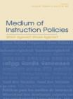 Image for Medium of instruction policies: which agenda? whose agenda?