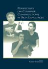 Image for Perspectives on Classifier Constructions in Sign Languages