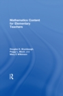 Image for Mathematics Content for Elementary Teachers