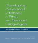 Image for Developing Advanced Literacy in First and Second Languages: Meaning With Power