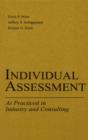 Image for Individual Assessment: As Practiced in Industry and Consulting