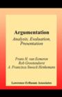 Image for Argumentation: analysis, evaluation, presentation
