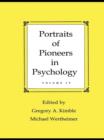Image for Portraits of Pioneers in Psychology: Volume IV