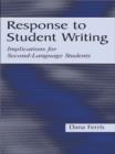 Image for Response to student writing: implications for second-language students