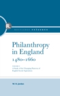 Image for Philanthropy in England, 1480 - 1660: A study of the Changing Patterns of English Social Aspirations.