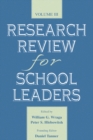 Image for Research Review for School Leaders: Volume Iii : Volume III