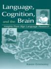 Image for Language, cognition, and the brain: insights from sign language research
