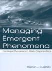 Image for Managing Emergent Phenomena: Nonlinear Dynamics in Work Organizations