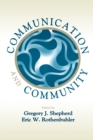 Image for Communication and Community