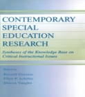 Image for Contemporary Special Education Research: Syntheses of the Knowledge Base on Critical Instructional Issues
