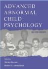Image for Advanced Abnormal Child Psychology