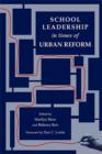 Image for School leadership in times of urban reform