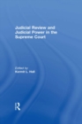 Image for Judicial review and judicial power in the Supreme Court : 4