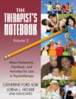 Image for The therapist&#39;s notebook: More homework, handouts, and activities for use in psychotherapy