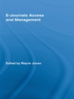 Image for E-journals access and management