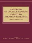 Image for Handbook of college reading and study strategy research