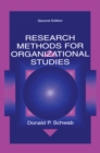 Image for Research methods for organizational studies
