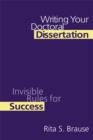 Image for Writing Your Doctoral Dissertation: Invisible Rules for Success