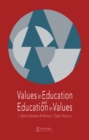 Image for Values in education and education in values