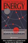 Image for Getting to know about energy - in school and society.