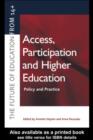 Image for Access, participation and higher education: policy and practice