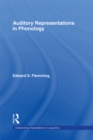 Image for Auditory representations in phonology