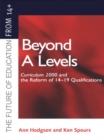 Image for Beyond A-levels: curriculum 2000 and the reform of 14-19 qualifications