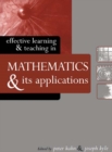 Image for Effective learning &amp; teaching in mathematics &amp; its applications