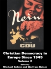 Image for Christian democracy in Europe since 1945