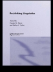 Image for Rethinking linguistics