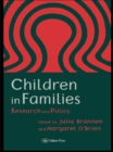 Image for Children in families: research and policy