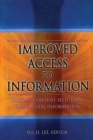 Image for Improved access to information: portals, content selection, and digital information