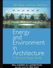 Image for Energy and environment in architecture