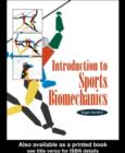Image for Introduction to sports biomechanics.
