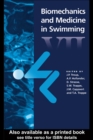 Image for Biomechanics and medicine in swimming.