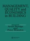 Image for Management, quality and economics in building