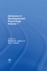 Image for Advances in Developmental Psychology: Volume 1