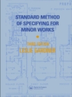 Image for Standard method of specifying for minor works.