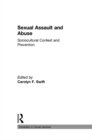 Image for Sexual assault and abuse: sociocultural context of prevention