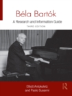 Image for Béla Bartók: A Research and Information Guide