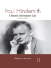Image for Paul Hindemith: a research and information guide