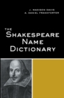 Image for The Shakespeare name dictionary