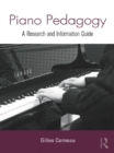 Image for Piano pedagogy: a research and information guide